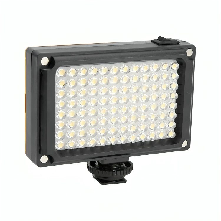 FOCO DE CAMARA 96 LED FLASH BATERIA CON 2 FILTROS - 1