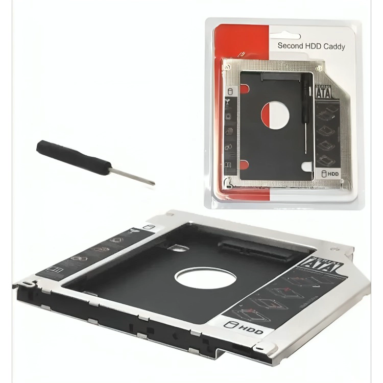 CADDY ADAPTADOR NOTEBOOK SATA HDD SSD - 3