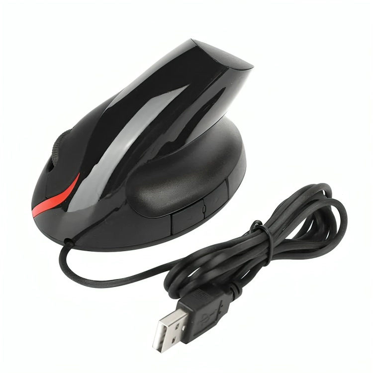 MOUSE OPTICO USB VERTICAL ERGONOMICO ALAMBRICO - 3