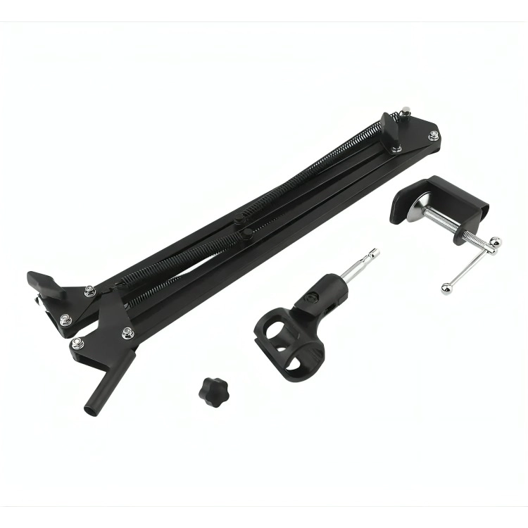 BRAZO SOPORTE DE MICROFONO AJUSTABLE ATRIL METALICO - 3