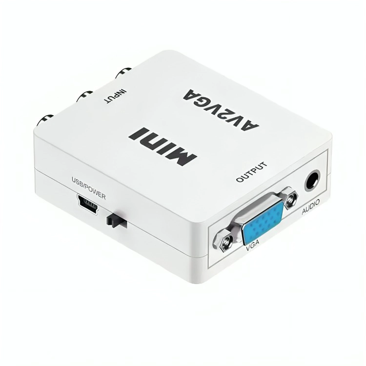 ADAPTADOR CONVERSOR AV A VGA - 1