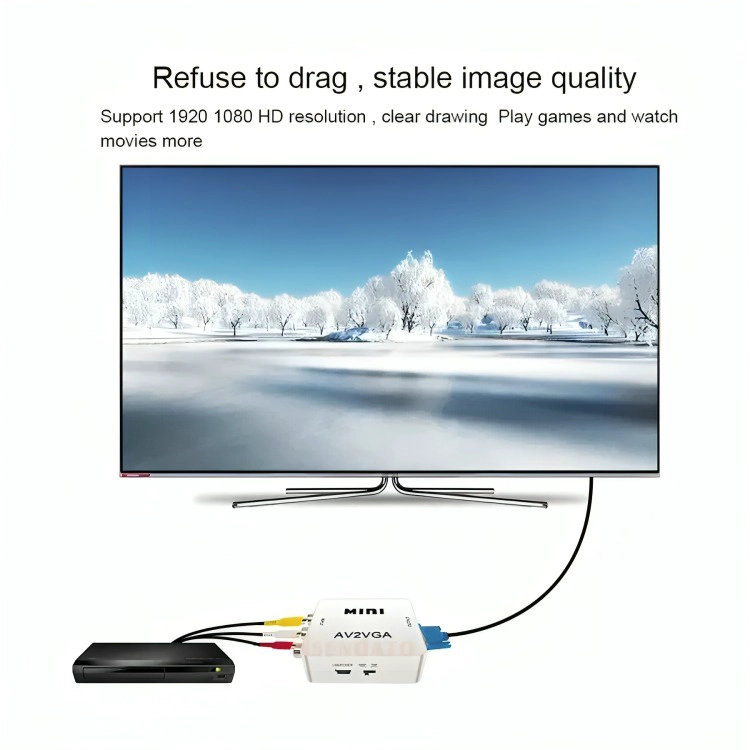 ADAPTADOR CONVERSOR AV A VGA - 3