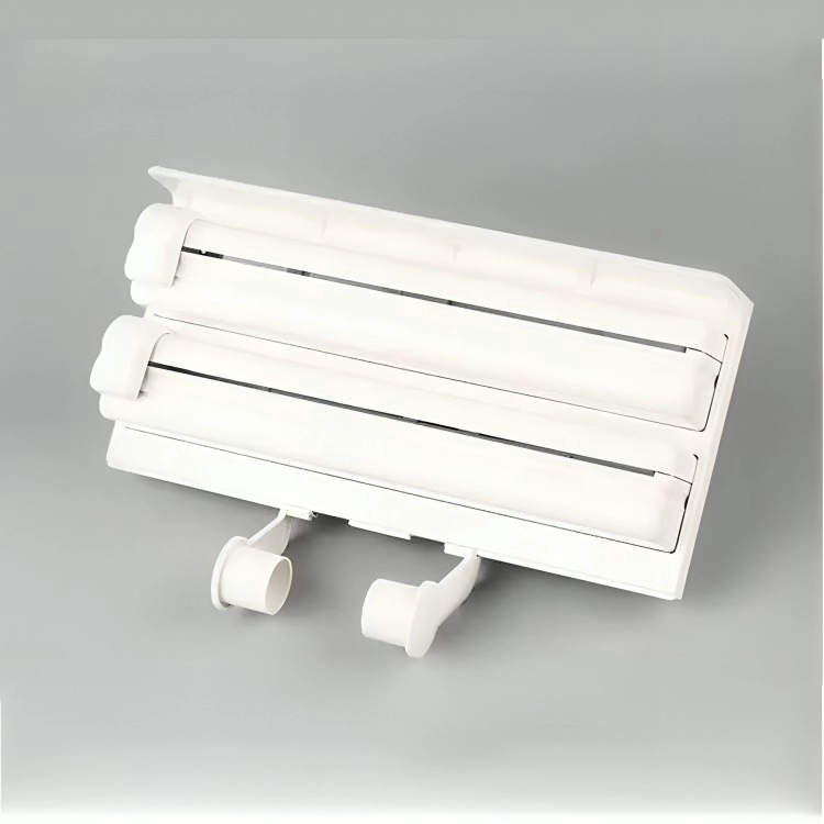 PORTA ROLLO TOALLA NOVA TRIPLE DISPENSADOR COCINA ALUSA FILM - 1
