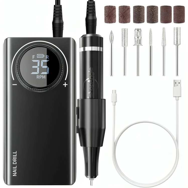 TORNO INALAMBRICO PROFESIONAL MANICURE 35000RPM PORTATIL - 4