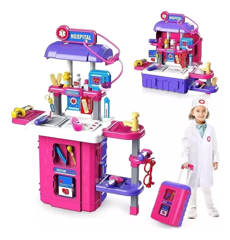 MALETIN HOSPITAL 3 EN 1 ROSADO - 2