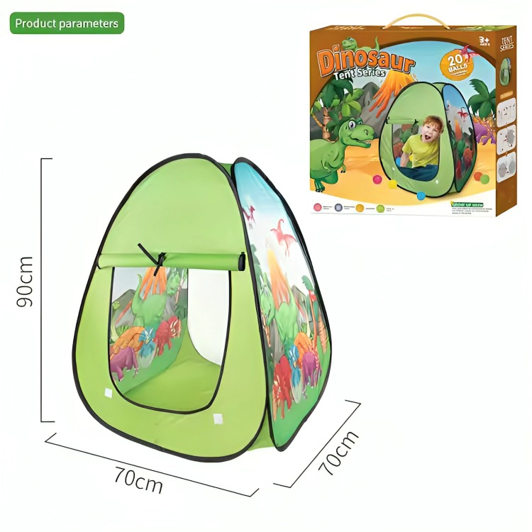 CARPA INFANTIL DE DINOSAURIO CON 20 PELOTAS - 1