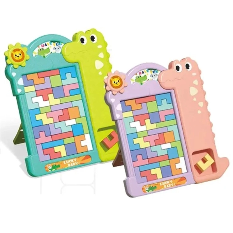 TETRIS DINOSAURIO ROSADO - 1
