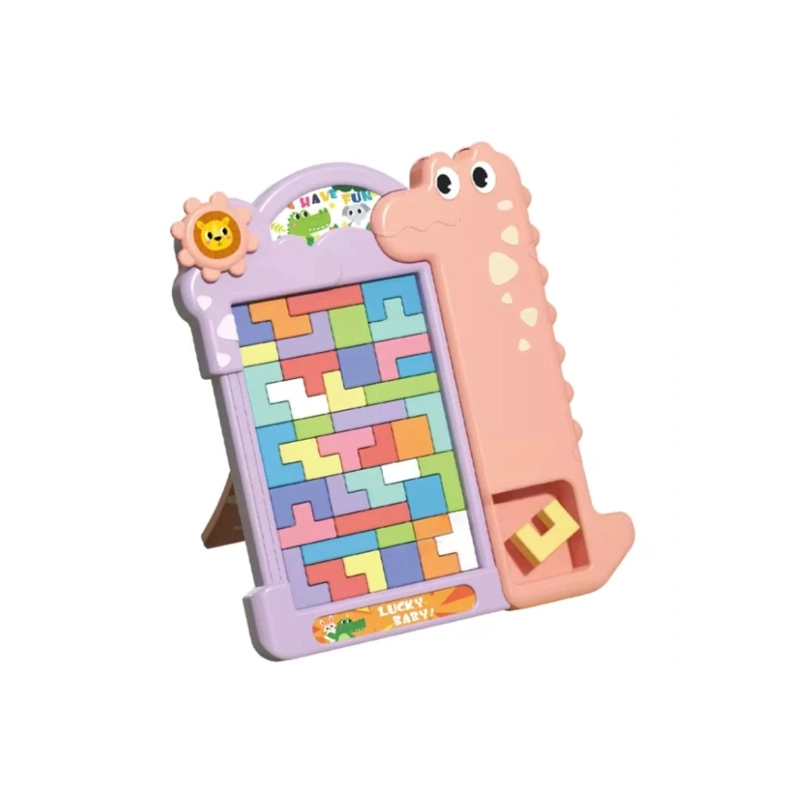 TETRIS DINOSAURIO ROSADO - 3