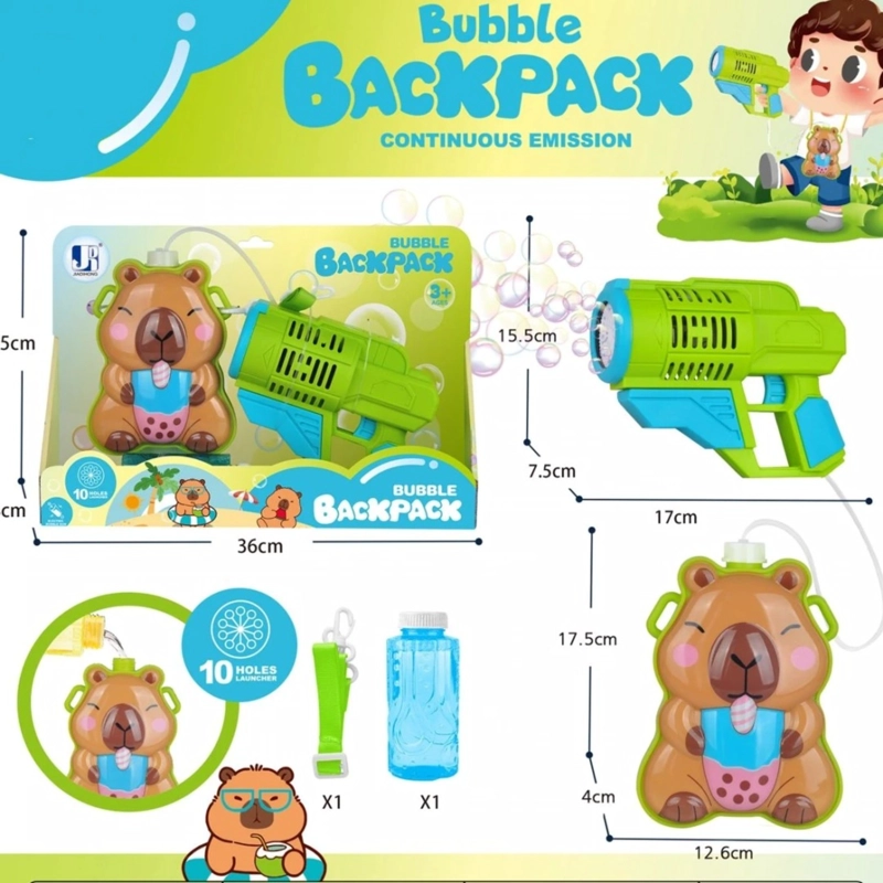 JUGUETE MOCHILA BURBUJA CAPIBARA - 3