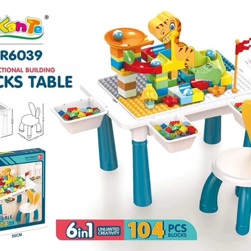 JUGUETE MESA LEGO DINOSAURIO 104PCS - 4