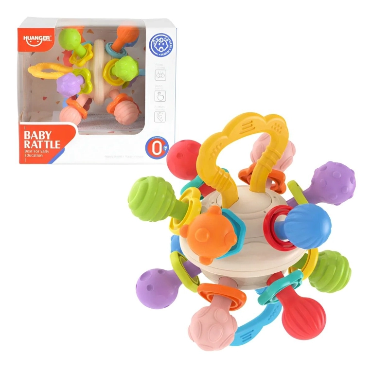 PELOTA ESTIMULANTE BEBE DE GOMA - 3