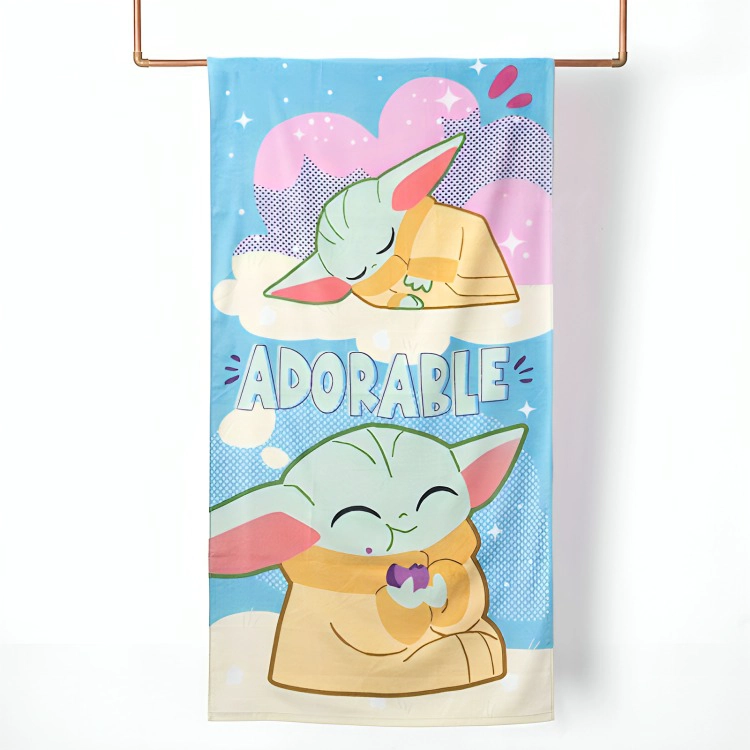 TOALLA DE PLAYA 70X140CM. / MANDALORIAN ADORABLE – MASHINI - 2