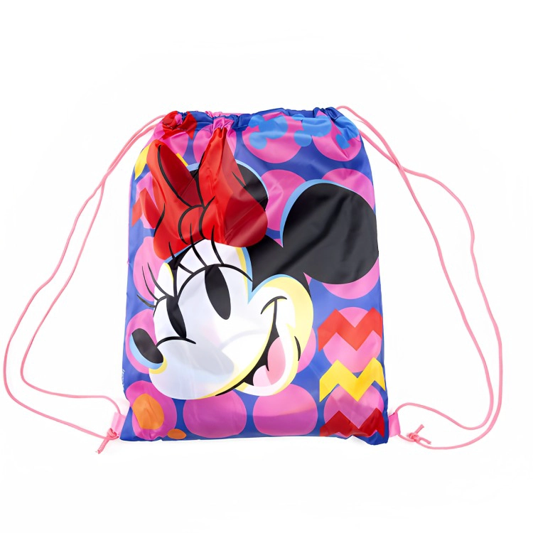 TOALLA DE PLAYA 70×140 CM + BOLSO /MINNIE GRAFICA – MASHINI - 1