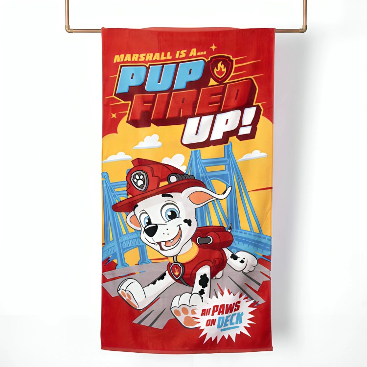TOALLA DE PLAYA 70X140CM. / PAW PATROL NIÑO FIRED – MASHINI - 3