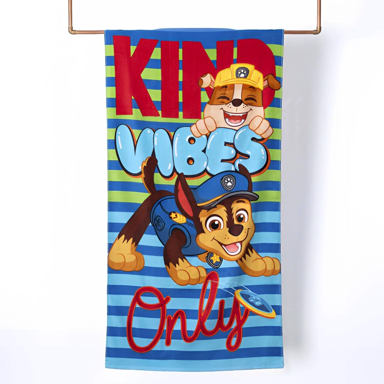TOALLA DE PLAYA 70X140CM. / PAW PATROL NIÑO VIBES – MASHINI - 1