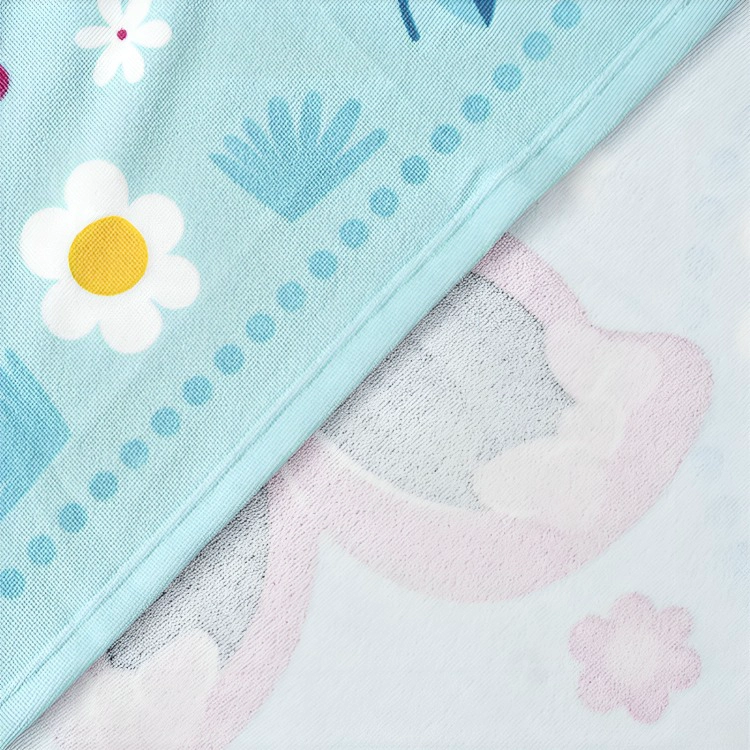 TOALLA DE PLAYA 70×140 CM + BOLSO /MINNIE CELESTE – MASHINI - 2