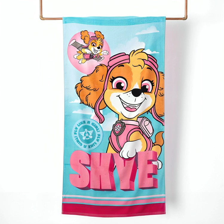 TOALLA DE PLAYA 70X140CM. / PAW PATROL NIÑA BUBBLE – MASHINI - 2