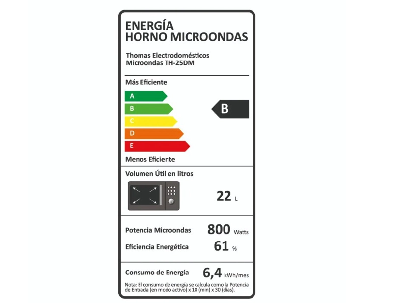 MICROONDAS THOMAS TH-25DM - 5