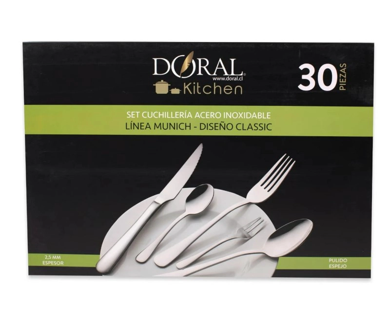SET CUCHILLERIA MUNICH 30 PZS CLASICA - 3