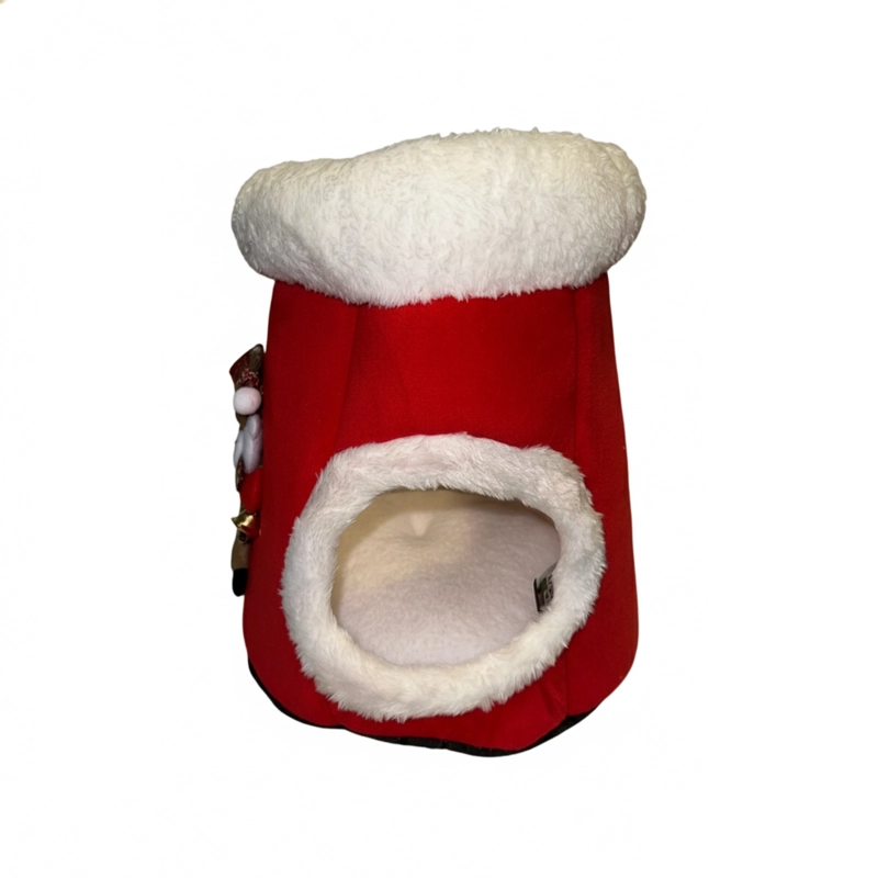 CAMA MASCOTA BOTA OSO COLOR ROJO - 2