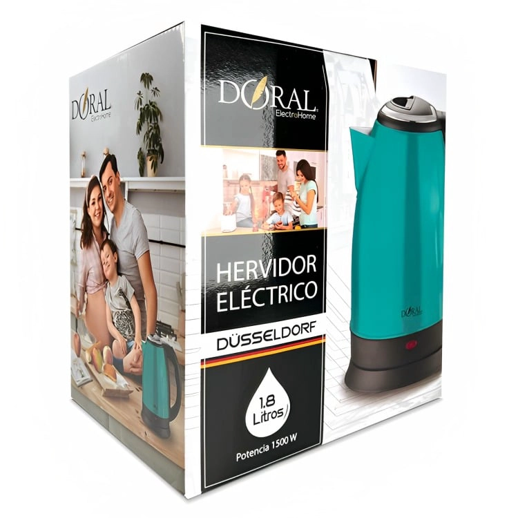 HERVIDOR DE AGUA 1.8 LITROS DUSSELDORF TURQUESA XTX2022 - 3