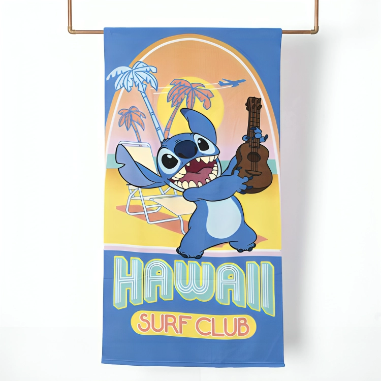 SET TOALLA DE PLAYA 70×140 CM. + TESORO/ STITCH CLUB – MASHINI - 1