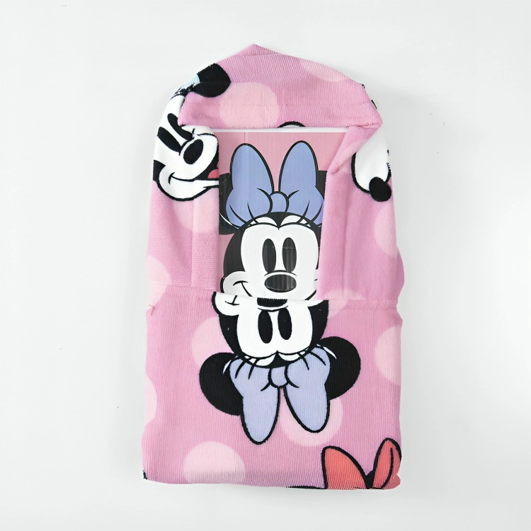 TOALLA DE PLAYA CON CAPUCHA MINNIE FACES - 2