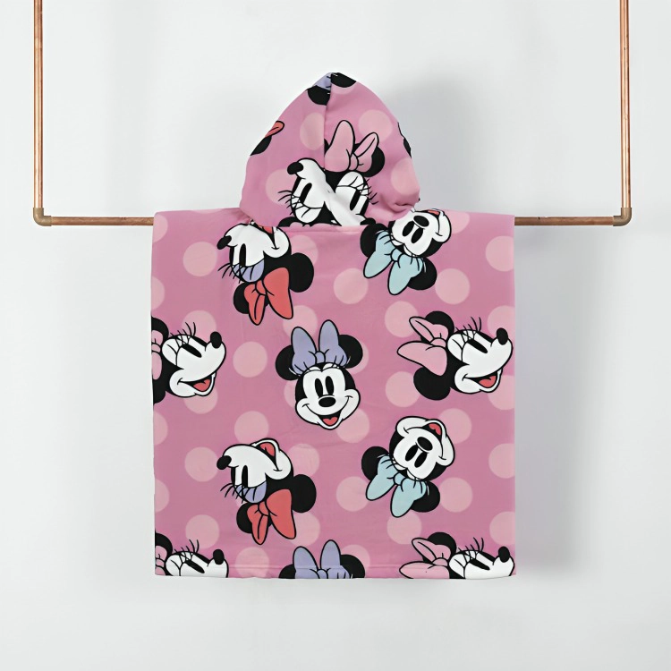TOALLA DE PLAYA CON CAPUCHA MINNIE FACES - 3