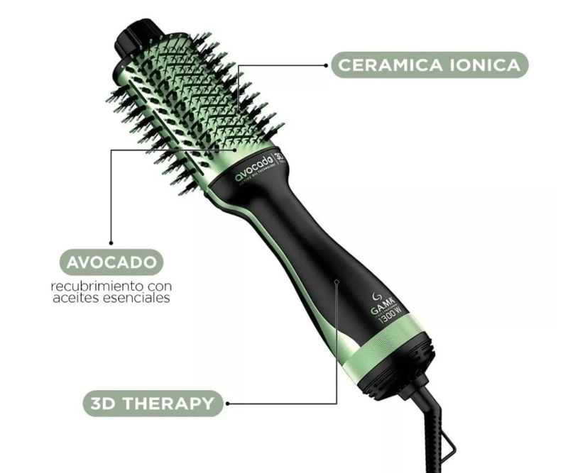 CEPILLO SECADOR MODELADOR 3D-MY GAMA KERATION - 3