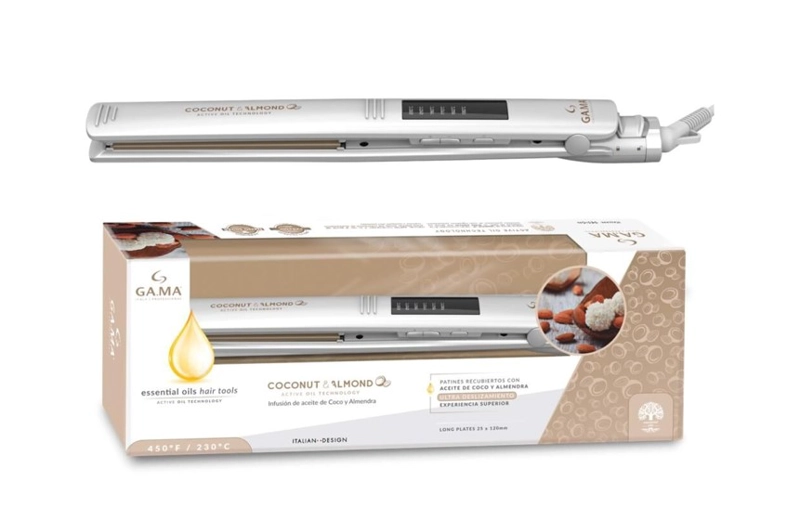 PLANCHA ALISADORA CABELLO ELEGANCE COCONUT ST GAMA - 3