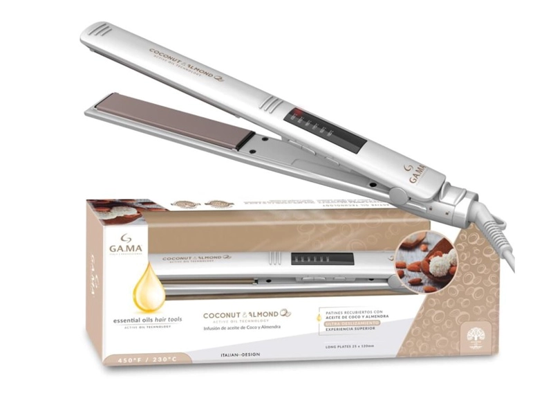 PLANCHA ALISADORA CABELLO ELEGANCE COCONUT ST GAMA - 4