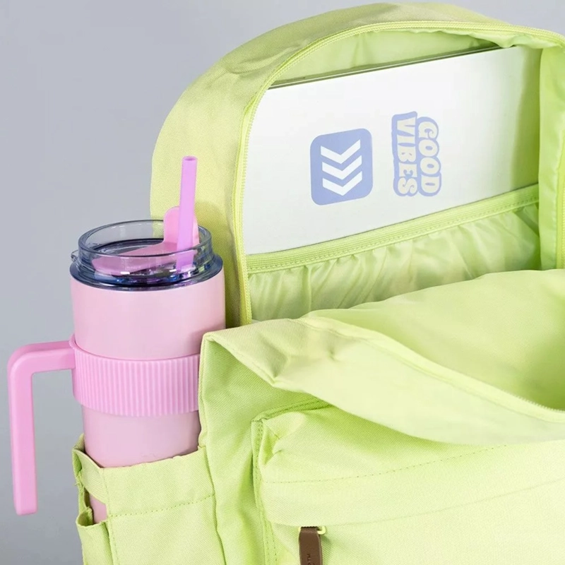 MOCHILA MANHATTAN LIGHT GREEN MOOSE - 2