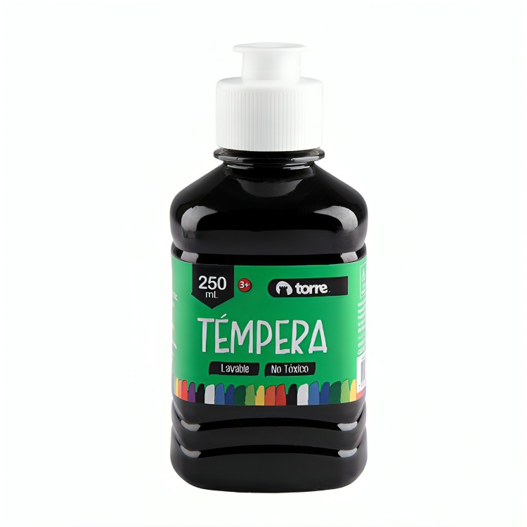 PACK 3 TE MPERA 250 ML / NEGRO – TORRE - 2