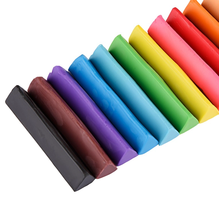 PACK 4 PLASTICINA TRIANGULAR 12 COLORES – TORRE - 3