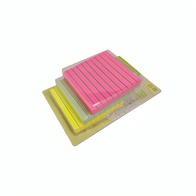 PACK 3 NOTAS ADHESIVAS RAYADAS 300H. 7,6×7,6CMS. – PROARTE - 2