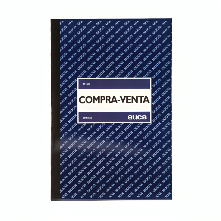 PACK 3 LIBRO COMPRA-VENTA 30 HOJAS – AUCA - 2