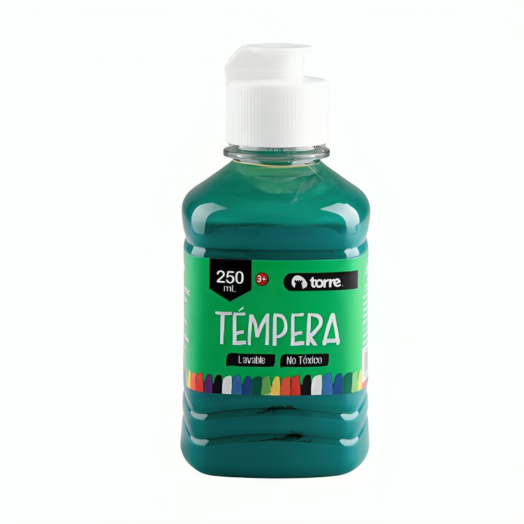PACK 3 TE MPERA 250 ML / VERDE – TORRE - 1
