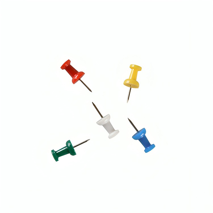 PACK 3 CAJA PUSH PINS JUMBO COLORES SURTIDOS 100 UND – TORRE - 1