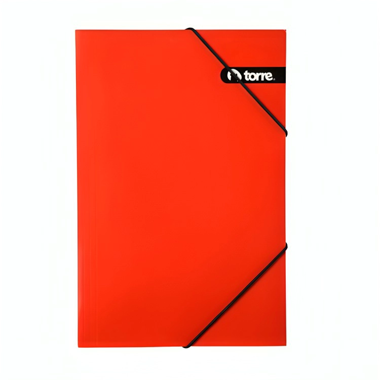 PACK 4 CARPETA OFICIO CARTERA  ROJA - 2