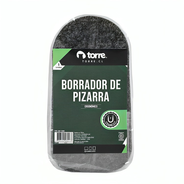 PACK 3 BORRADOR DE PIZARRA MAGNE TICO TIPO MOUSE – TORRE - 3