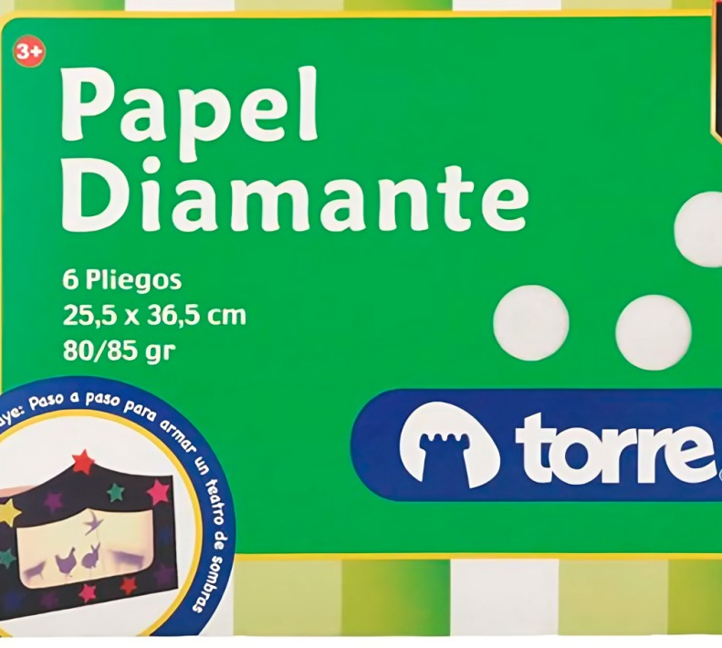 PACK 3BOLSON DE PAPEL DIAMANTE IMAGIA – TORRE - 1