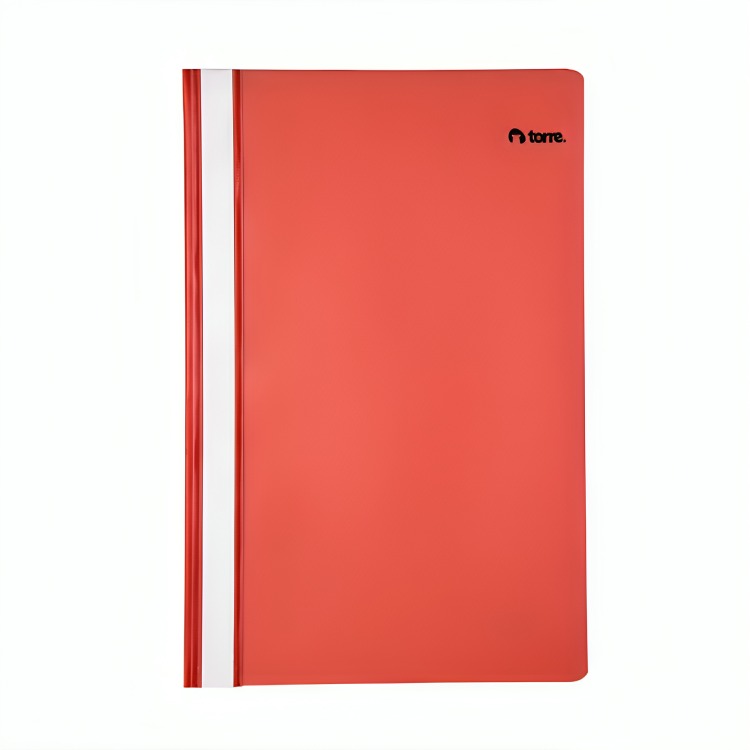 PACK 4 CARPETA PVC PLAST FILE OFICIO ROJO - 3
