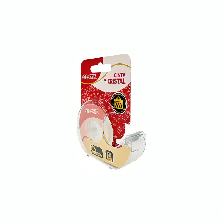 PACK 3 CINTA CRISTAL C/DISPENSADOR 19MM. X20M. – PROARTE - 3