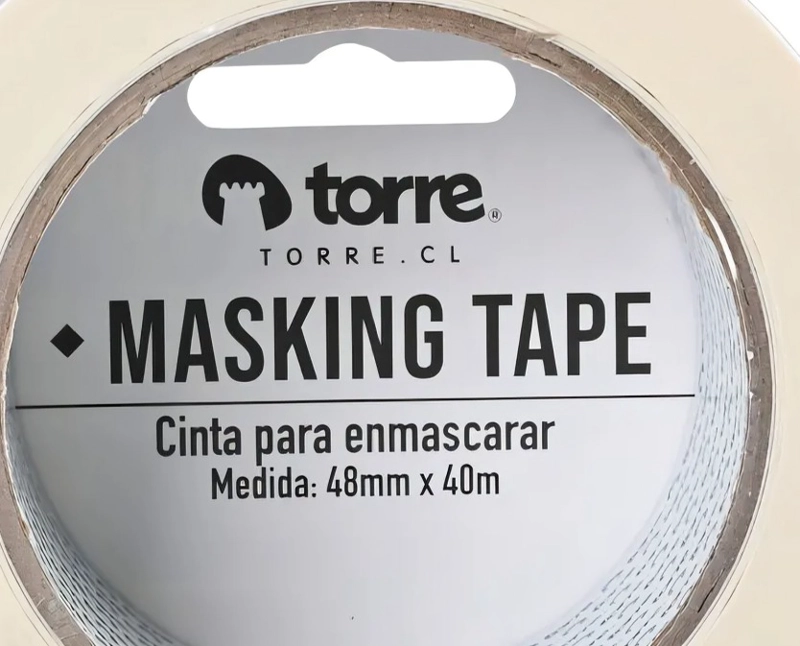 PACK 3 CINTA MASKING TAPE CREMA 36MM. X40M. – TORRE - 2