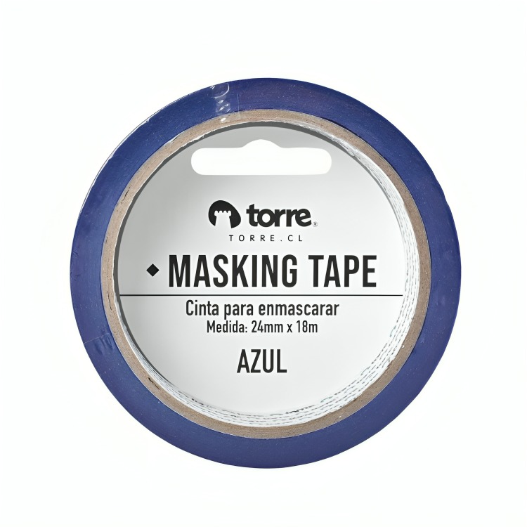 PACK 3 CINTA MASKING AZUL 24MM. X18M. – TORRE - 1
