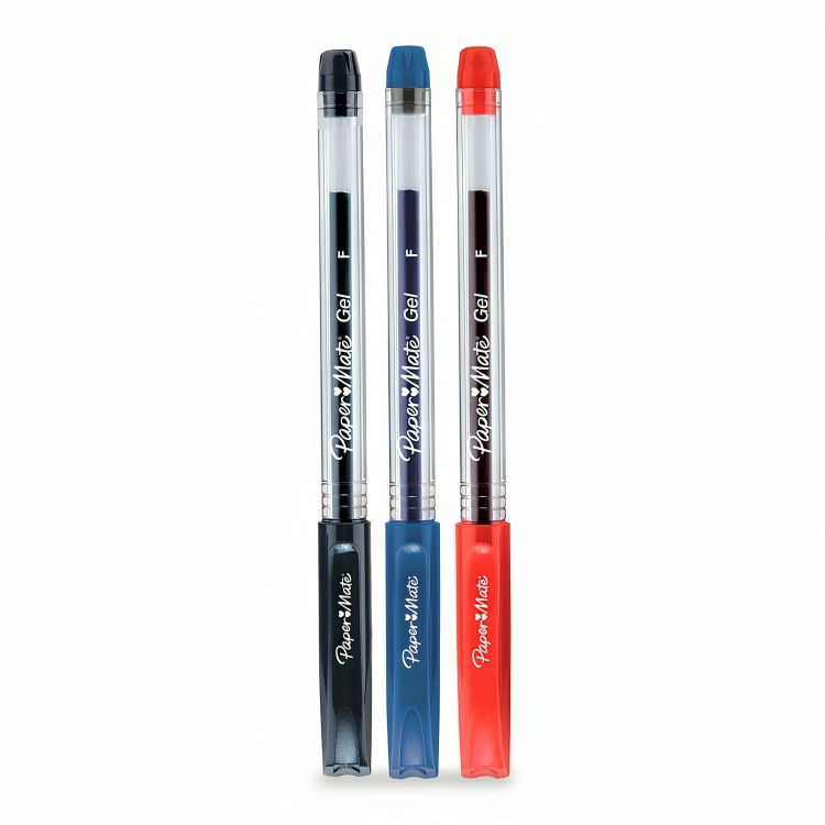 PACK 3 BOLIGRAFO GEL ECONOMICO COLORES BASICOS TJX3 – PAPER MATE - 3