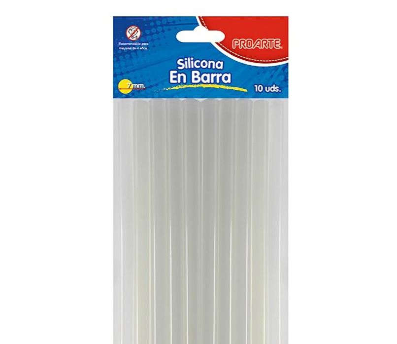 PACK 4 DE SET 10 SILICONAS EN BARRA 7 MM - 2