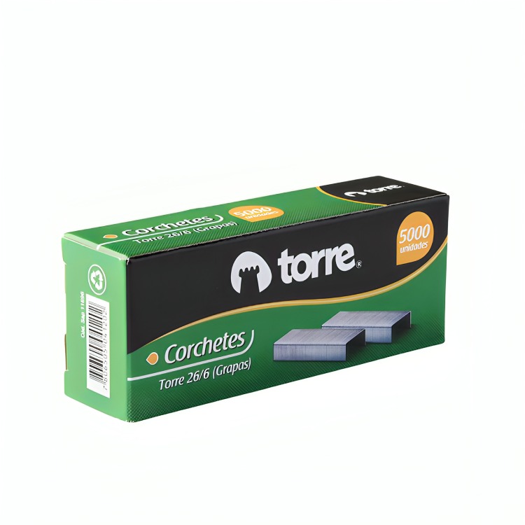 PACK 3 CORCHETES 26/6 5000 UND. – TORRE - 2