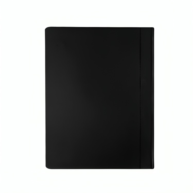 PACK 4 CARPETA PVC PLAST FILE CARTA  NEGRA - 2