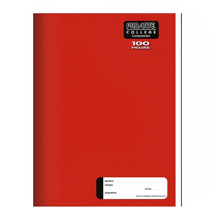 PACK 4 CUADERNOS COLLEGE LISO COMPOSICION 100 HOJAS - 3
